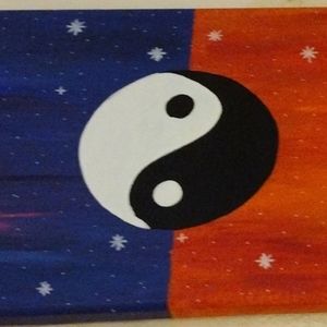 Ying Yang Canvas Art